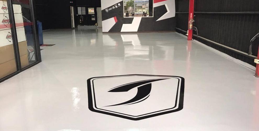 Garage - Customized Epoxy Floor  2017